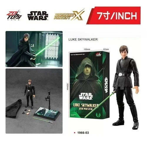 ZD toys Star Wars The Mandalorian & Grogu Luke skywalker Action Figure Set 07FC0E-D4 - KOEEK