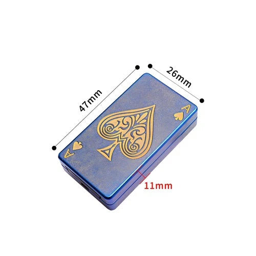 Titanium Alloy Fidget Toy EDC Push Card Slider Toy Stress Relief Gadget 07FC0E-D4 - KOEEK