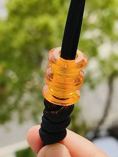 Resin Knife Lanyard Bead Necklace Paracord Pendant Bracelet Bead Charm DIY EDC 07FC0E-D4 - KOEEK