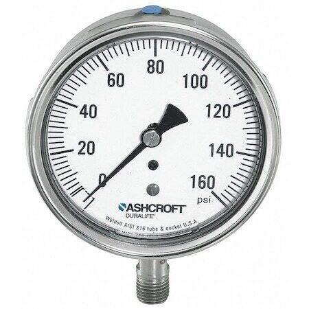 new Ashcroft 251009sw02l100# Gauge Pressure 0 to 100 PSI Lower koeek - KOEEK