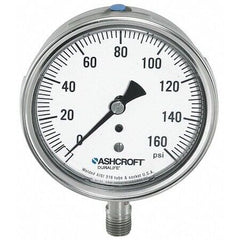 new Ashcroft 251009sw02l100# Gauge Pressure 0 to 100 PSI Lower koeek - KOEEK