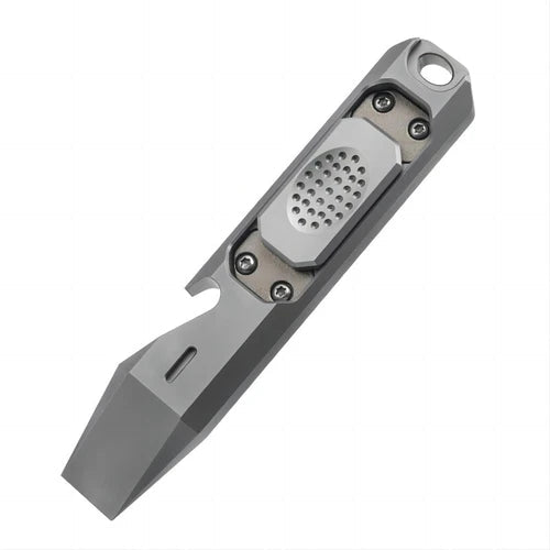 EDC Titanium Pry Bar Crowbar Bottle Opener Fidget Slider Toy Pocket Multi Tool 07FC0E-D4 - KOEEK