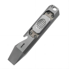 EDC Titanium Pry Bar Crowbar Bottle Opener Fidget Slider Toy Pocket Multi Tool 07FC0E-D4 - KOEEK