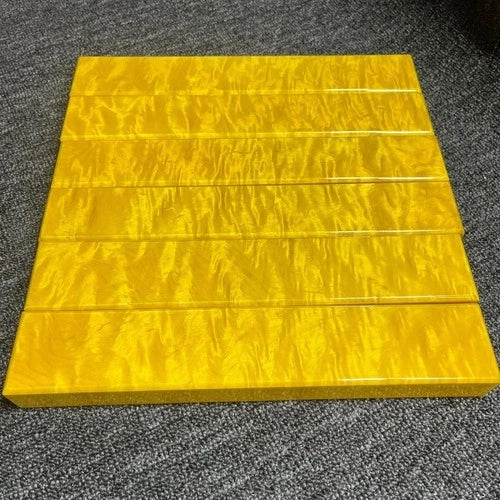 2pcs/Golden Nanmu Paperweight Pair 11-14.17in Solid Wood Calligraphy Decor 07FC0E-D4 - KOEEK