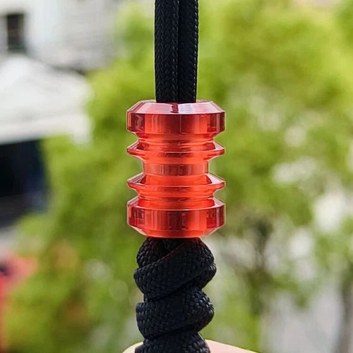 Resin Knife Lanyard Bead Necklace Paracord Pendant Bracelet Bead Charm DIY EDC 07FC0E-D4 - KOEEK