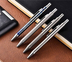 Titanium Alloy Pocket Signature Office Ball Pen Portable Outdoor Record EDC Pen 07FC0E-D4 - KOEEK