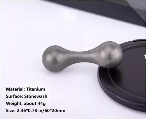 Titaniun Zirconium Knuckle Fidget Toy Finger Knucklebone Skill Toy Begleri EDC 07FC0E-D4 - KOEEK