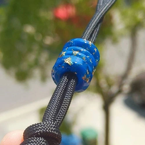 Resin Knife Lanyard Bead Paracord Necklace Pendant Bracelet Bead EDC Charm DIY 07FC0E-D4 - KOEEK
