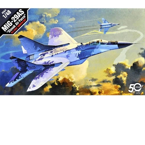 1/48 MiG-29AS Slovak Air Force NATO Digital Camouflage marking Water Slide Decal 07FC0E-D4 - KOEEK