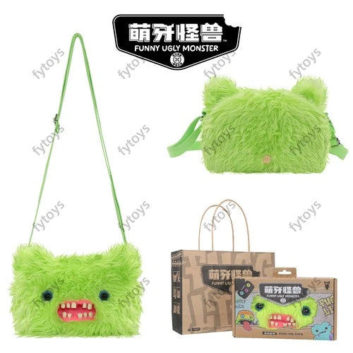 【Authentic】 Fuggler Funny Ugly Monster Crossbody Bag Plush Toy Big Head Series FUGGLER - KOEEK