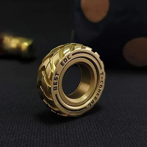 Fidget Spinner Mechanic Ring Metal EDC Slider Stress Relief Adults Toys 07FC0E-D4 - KOEEK