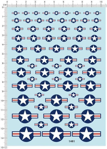 decals USA Military Aircraft Insignia for different scales model kits 1461 07FC0E-D4 - KOEEK