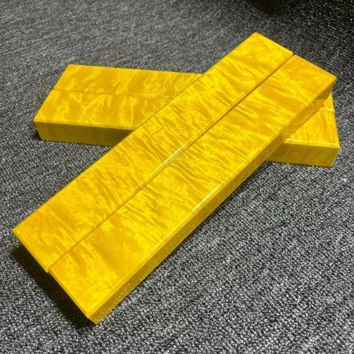 2pcs/Golden Nanmu Paperweight Pair 11-14.17in Solid Wood Calligraphy Decor 07FC0E-D4 - KOEEK