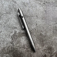 1PC EDC Titanium Ballpoint Pen Pocket Pen Business Office Writing Signature Gift 07FC0E-D4 - KOEEK