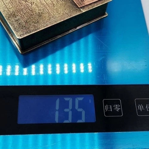 Vintage Brass Tobacco Box Landscape Relief Pure Copper Ink Cartridge Pipe Case 07FC0E-D4 - KOEEK