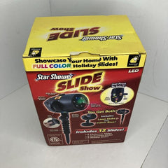 Star Shower Slide Show Christmas & Halloween LED Light Projector 12 Slides STAR SHOWER - KOEEK