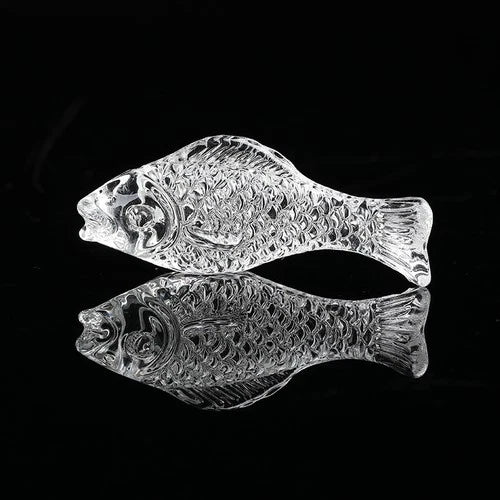 5cm Exquisite Glazed Fish Fortune and Feng Shui Ornament Auspicious Decoration 07FC0E-D4 - KOEEK