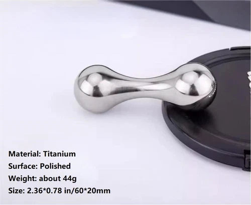 Titaniun Zirconium Knuckle Fidget Toy Finger Knucklebone Skill Toy Begleri EDC 07FC0E-D4 - KOEEK