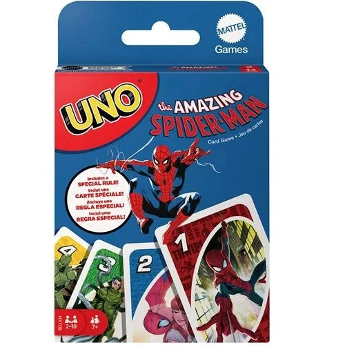 UNO The Amazing Spider-Man Card Game Marvel Family Party Game Mattel MATTEL - KOEEK