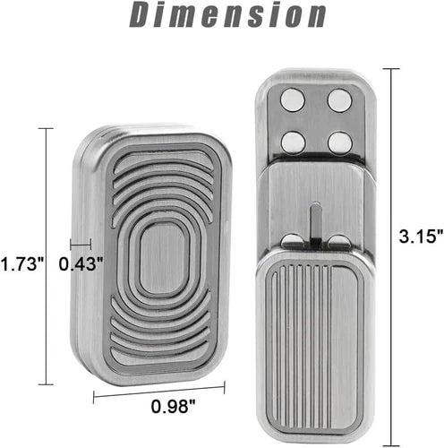 Push Card CP3 EDC Fidget Sliders Fidget Stress Relief Adults Magnetic Metal Toys 07FC0E-D4 - KOEEK