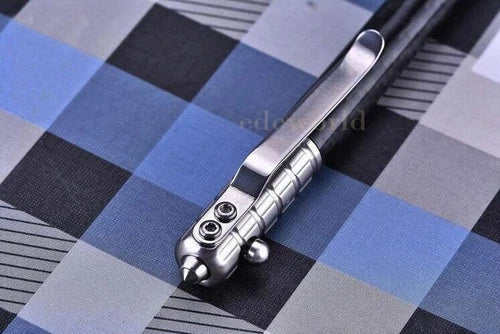 MG Carbon Fiber Pocket Ball Pen Business office Daily Signature Pen Portable EDC MG - KOEEK