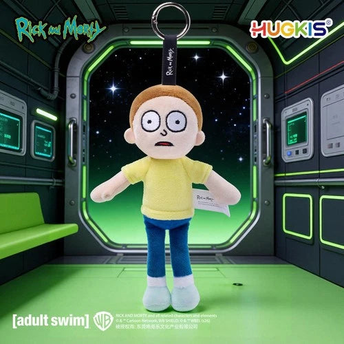 ！ HUGKIS Rick and Morty Long Legs Plush Morty Keychain Cartoon Bag Charm Doll 07FC0E-D4 - KOEEK