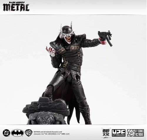 IN stock LPZZ 1/12 Dark Knight Metal The Batman Who Laughs 6" Action Figure LPZZ - KOEEK