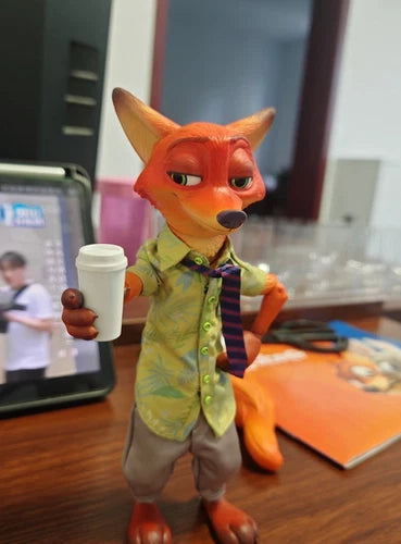 GONG X Zootopia Cartoon Action Figure Toy Gift Judy and Nick Wilde Set GONG - KOEEK