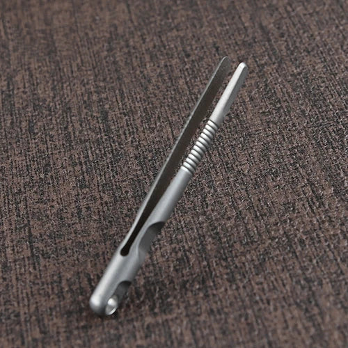 Hot Outdoor 2.3" EDC Titanium Alloy Tweezers Portable Gadgets Mini Tool 07FC0E-D4 - KOEEK