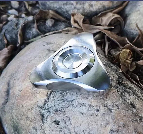 EDC Hand Spinner Adult Fidget Toys Stainless Steel Triangle Fidget Adult Spinner 07FC0E-D4 - KOEEK