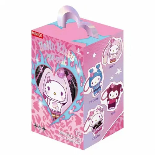 Miniso Hello Kitty Pop Star Series Plush Confirmed  Blind Box Figure Gift Toy 07FC0E-D4 - KOEEK