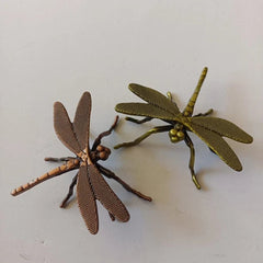 Dragonfly Tea Pet Figurine Insect Tea Set Decor Chinese Style 2PC Ornament 07FC0E-D4 - KOEEK