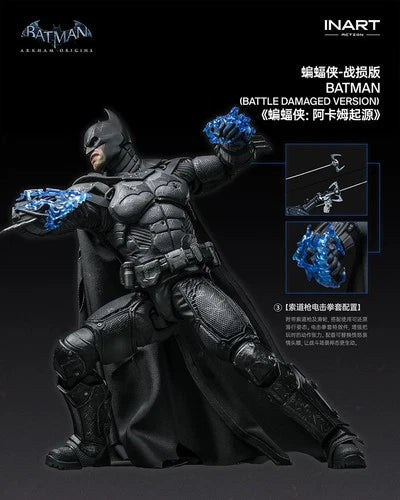 Inart 1/12 Batman: Arkham Origins Battle Damaged Version Action Figure In Stock INART - KOEEK