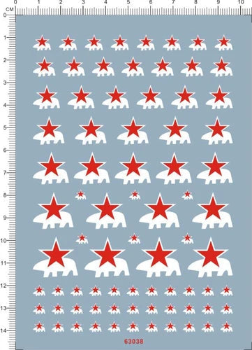5-18mm 1/35 1/72 USSR White Bear JS-2 Tank Insignias ChKZ 1944 Water Slide Decal 07FC0E-D4 - KOEEK