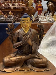 23CM Copper Statue Sakya Pandita Kunga Gyaltsen Buddha Home Design Collection 07FC0E-D4 - KOEEK
