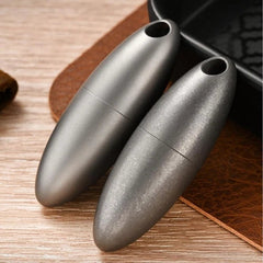Titanium Waterproof Pill Case Holder Container Organizer Portable Keychain EDC 07FC0E-D4 - KOEEK