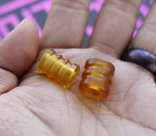 EDC Knife Lanyard Bead PEI Amber Paracord Necklace Pendant Keychain DIY Beads 07FC0E-D4 - KOEEK