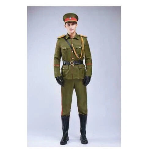 Male Military Army Cosplay Uniform Costume Outfits Party Full Suit Sets 07FC0E-D4 - KOEEK