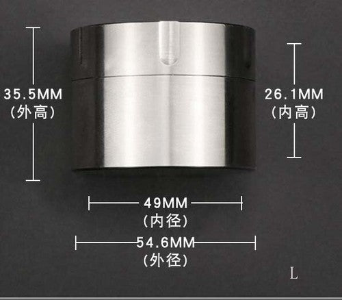 Titanium Alloy Waterproof Case EDC Outdoor Travel Sealed Medicine Storage Box 07FC0E-D4 - KOEEK