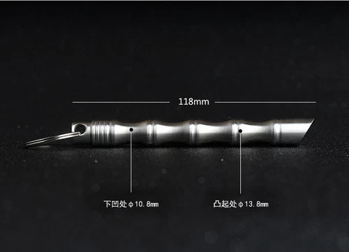 Hot Stainless Steel Cool Bamboo Bamboo Cool Stick EDC Multifunctional Tools 07FC0E-D4 - KOEEK