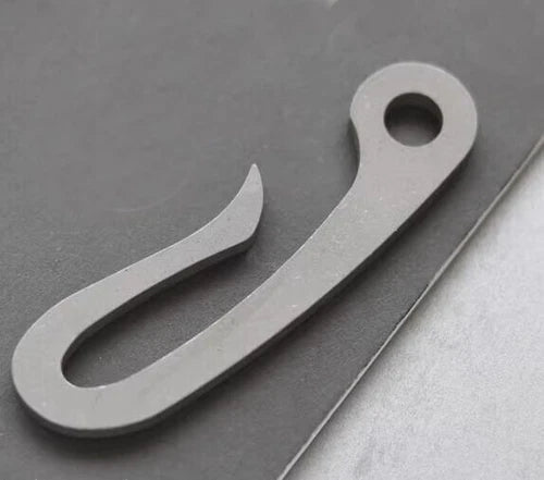 1 PC Small Titanium Alloy Hook EDC Keychain Pendant Portable Multi Tools 07FC0E-D4 - KOEEK