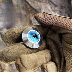Titanium Stainless Steel Spinning Top Gyroscope Gyro Desktop Fidget Toy EDC Gift 07FC0E-D4 - KOEEK