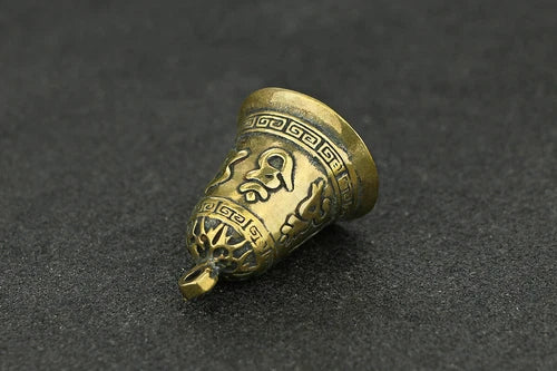 Solid Brass small bell Figurine Statue Home Ornament Figurines Collectibles 07FC0E-D4 - KOEEK