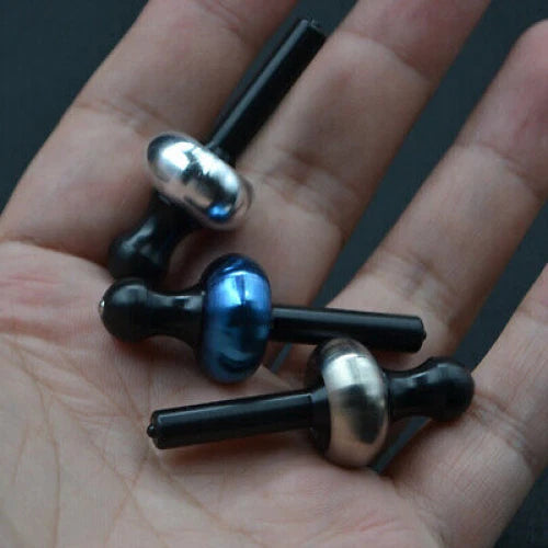 EDC Titanium Alloy Mushroom Hand Twist Spinning Tops Fingertip Hand Spinner Toy 07FC0E-D4 - KOEEK