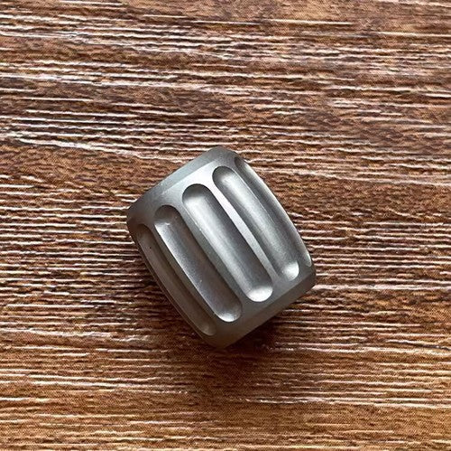 Titanium Knife Bead Parachute Cord Pendant Lanyard EDC Bead Necklace Zipper Head 07FC0E-D4 - KOEEK