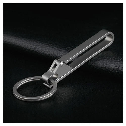 EDC Titanium Alloy Quick Buckle Detach Belt Waist hanging Keychain Key Ring Tool 07FC0E-D4 - KOEEK