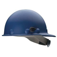 new Fibre-Metal by Honeywell P2AQRW71A000 Super Eight Fiber Glass Cap Style Ratchet Hard Hat with Quick-Lok Blue HONEYWELL - KOEEK