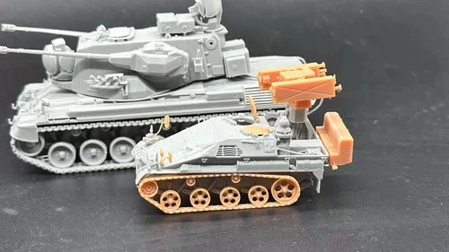 3D Printed 1/72/87/144 German Panther Cat Anti-Aircraft Armored Vehicle Kit 07FC0E-D4 - KOEEK