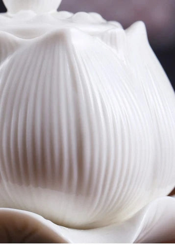 7.5cm   Buddhist Ceramics Buddha Holy Water Cups Lotus Holy Water Cups 07FC0E-D4 - KOEEK