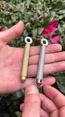 Titanium Brass S2 steel Multi Tools Card Screwdriver Pocket Outdoor keychain EDC 07FC0E-D4 - KOEEK